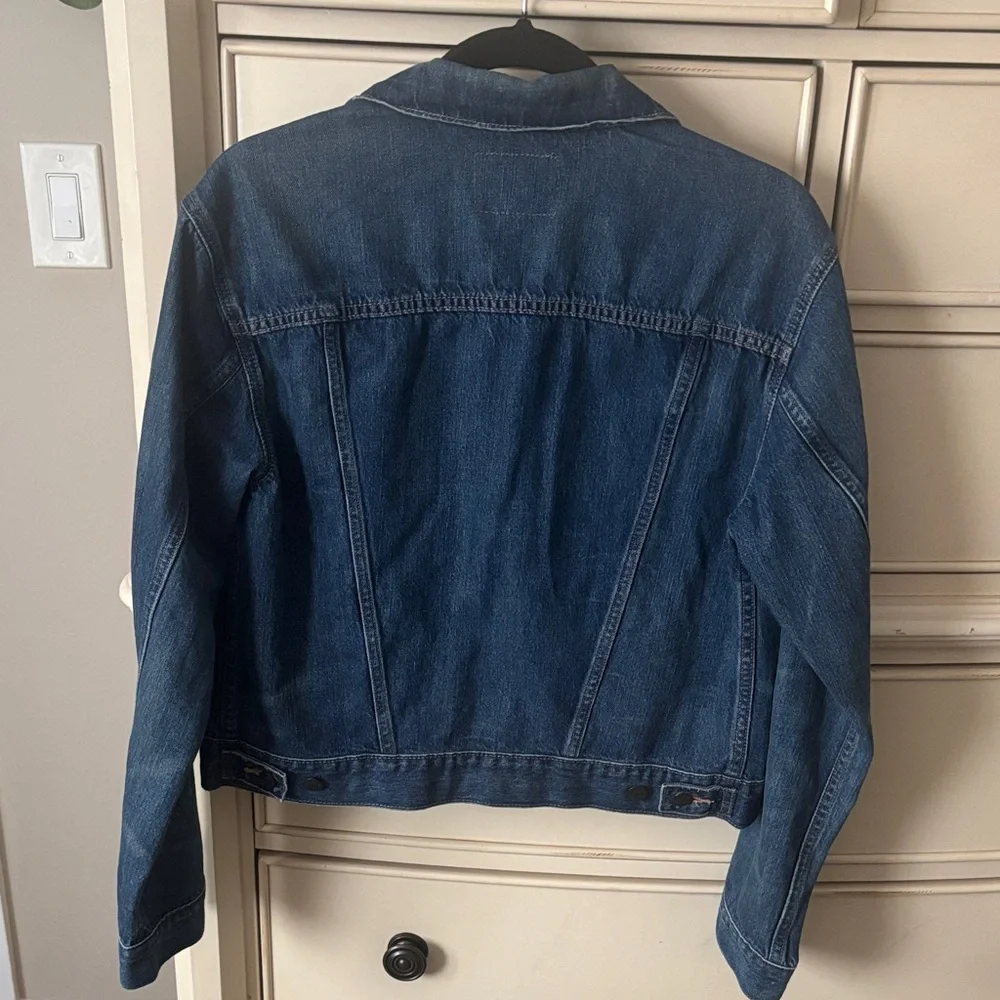 Ralph Lauren Blue Jean Jacket with Patches - Picture 9 of 11